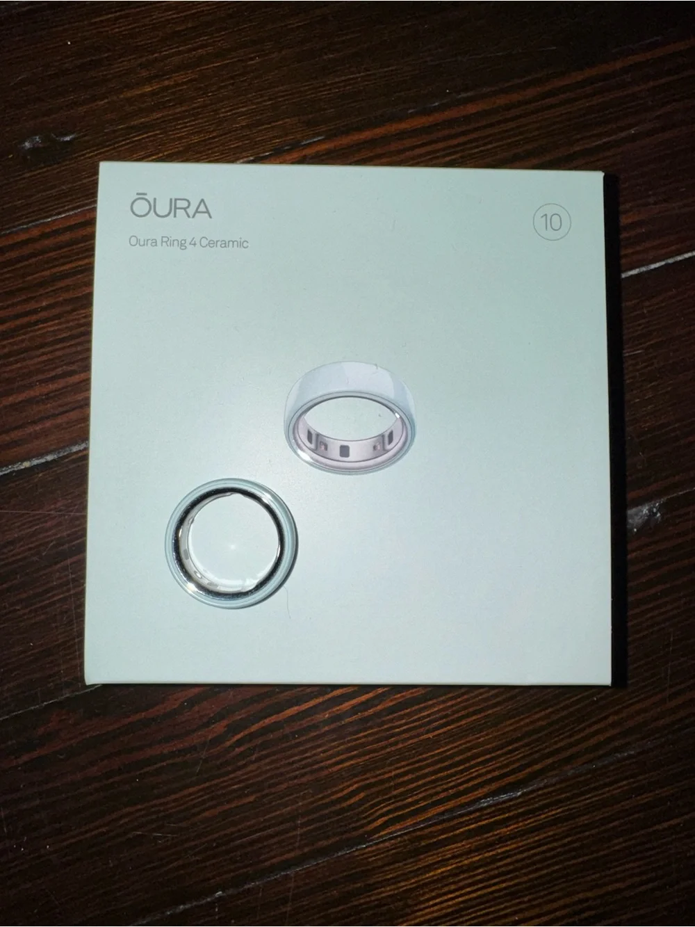 Oura Ring 4 Ceramic Tide Size 10